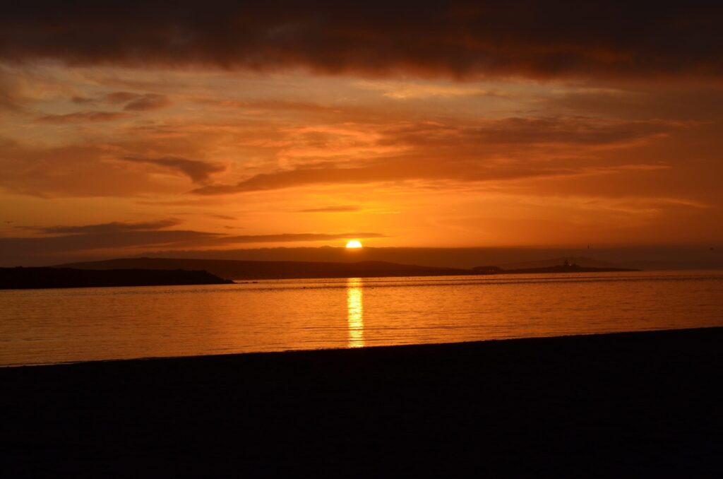 be still sunset